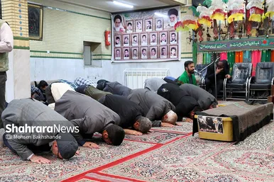 مراسم تشییع حاج فضل‌الله برهانی در حرم مطهر رضوی