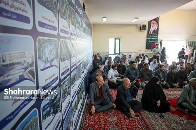 گزارش تصویری | بهره برداری از پل غربی سطح سوم تقاطع غیرهمسطح خیام مشهد
