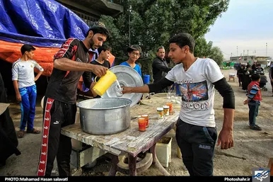 هم‌قدم با زائران کربلا در کنار فرات
