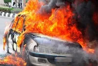 ۲ کشته و ۲ مصدوم در نتیجه حریق خودرو در محور کوهرنگ به مسجدسلیمان