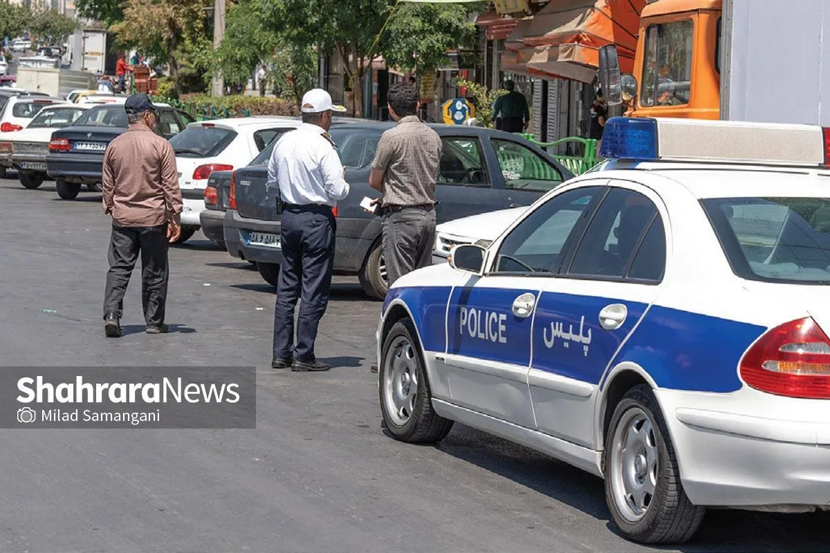 برخورد قانونی پلیس راهور با شیشه‌های دودی غیرمجاز خودرو‌ها