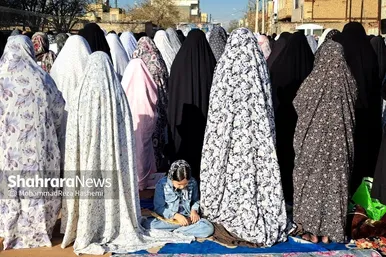 گزارش تصویری | نماز عید سعید فطر مهاجران افغانستانی در محله گلشهر مشهد