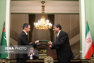 امضای ۴ سند همکاری مشترک میان ایران و ترکمنستان