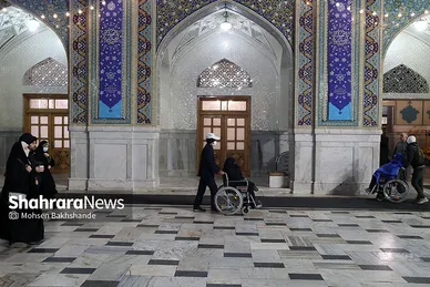 شب عید مبعث در حرم مطهر رضوی