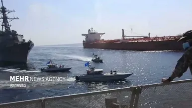 شکست آمریکا در توقیف نفتکش حامل نفت ایران در دریای عمان