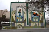 جان بخشی به دیواری سیمانی با المان‌های تاریخی خراسان در «طبیعت بی جان»