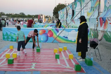  جشن بزرگ غدیر در بوستان جهان شهر(پادگان سابق ارتش)