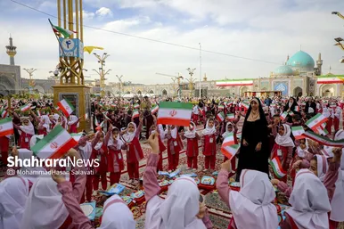 گزارش تصویری | مراسم «فرشتگان مقاومت» یادبود شهدای مظلوم میناب در حرم مطهر امام رضا (ع)