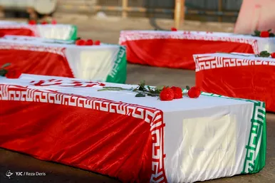 ورود پیکر‌های ۵۸ شهید دوران دفاع مقدس به کشور