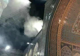 مهار آتش&zwnj;سوزی در حرم مطهر رضوی + جزئیات