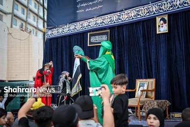 گزارش تصویری | موکب فرهنگی شهرداری مشهد در نجف اشرف و مسیر پیاده روی زائران اربعین (۸ مرداد ۱۴۰۵)