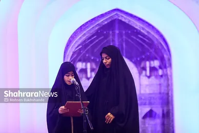گزارش تصویری | بزرگداشت شهدای مدرسه شجره طیبه میناب در حرم مطهر رضوی