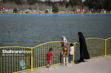 اسکان مسافران نوروزی در کمپ غدیر مشهد