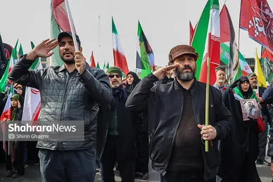 گزارش تصویری | راهپیمایی روز قدس ۱۴۰۴ در مشهد-۲