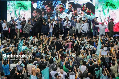 عکس‌هایی از سفر انتخاباتی «مسعود پزشکیان» به مشهد