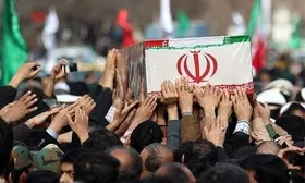 تشییع پیکر شهدای گمنام در مشهد (۱۵ آذر ۱۴۰۳) + ویدئو