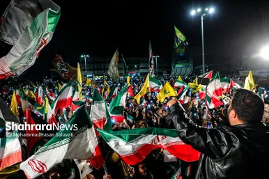 گزارش تصویری | اجتماع مردمی «بیعت با نصرالله» در مشهد