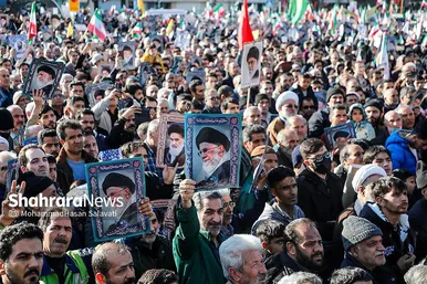 گزارش تصویری | مراسم تشییع پیکر شهدای مدافع امنیت در مشهد (۲۲ دی ۱۴۰۴) - ۲