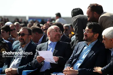 افتتاح فرودگاه گناباد با حضور رئیس مجلس و وزیر راه
