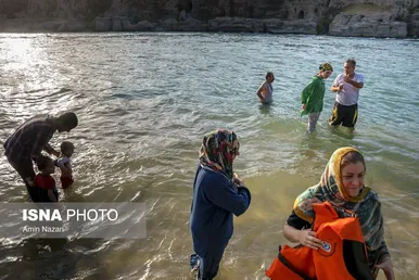 عکس‌هایی از شنا در علی کله دزفول - استان خوزستان