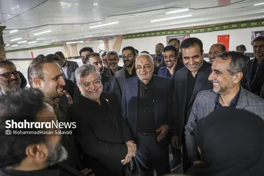 گزارش تصویری | آغاز بهره برداری از ایستگاه بسیج خط ۳ قطار شهری مشهد