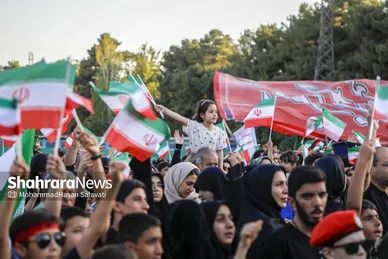 گزارش تصویری | اجتماع بزرگ کودکان و نوجوانان مشهدی در یادبود شهدای کودک و نوجوان ایرانی حمله رژیم صهیونی