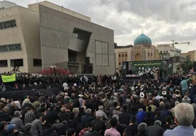 اجتماع بزرگ صادقیون در میدان شهدای مشهد برگزار شد + فیلم