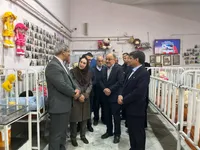 حضور استاندار خراسان رضوی در جمع کودکان تحت حمایت مؤسسه توانبخشی همدم