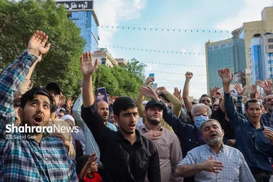 تشییع باشکوه پیکر «شهید غیرت» حمیدرضا الداغی در مشهد