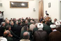 رهبر معظم انقلاب در دیدار فرماندهان عالی نیروهای مسلح: دشمن از پیشرفت‌های جمهوری اسلامی کلافه و عصبی است + تصاویر