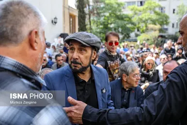 عکس‌هایی از مراسم تشییع پیکر سعید راد