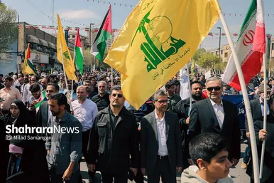 راهپیمایی روز قدس در مشهد (۱۷ فروردین ۱۴۰۳)