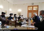 ظریف با ملابرادر دیدار کرد | اعلام آمادگی ایران برای تسهیل در گفت‌وگوهای بین افغان‌ها + عکس