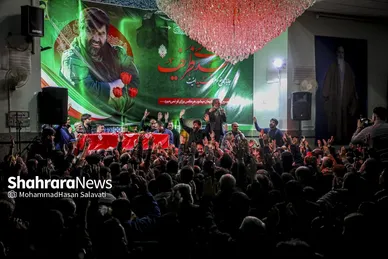 گزارش تصویری | مراسم وداع با پیکر شهید مدافع امنیت «مهدی ظریف» در مشهد