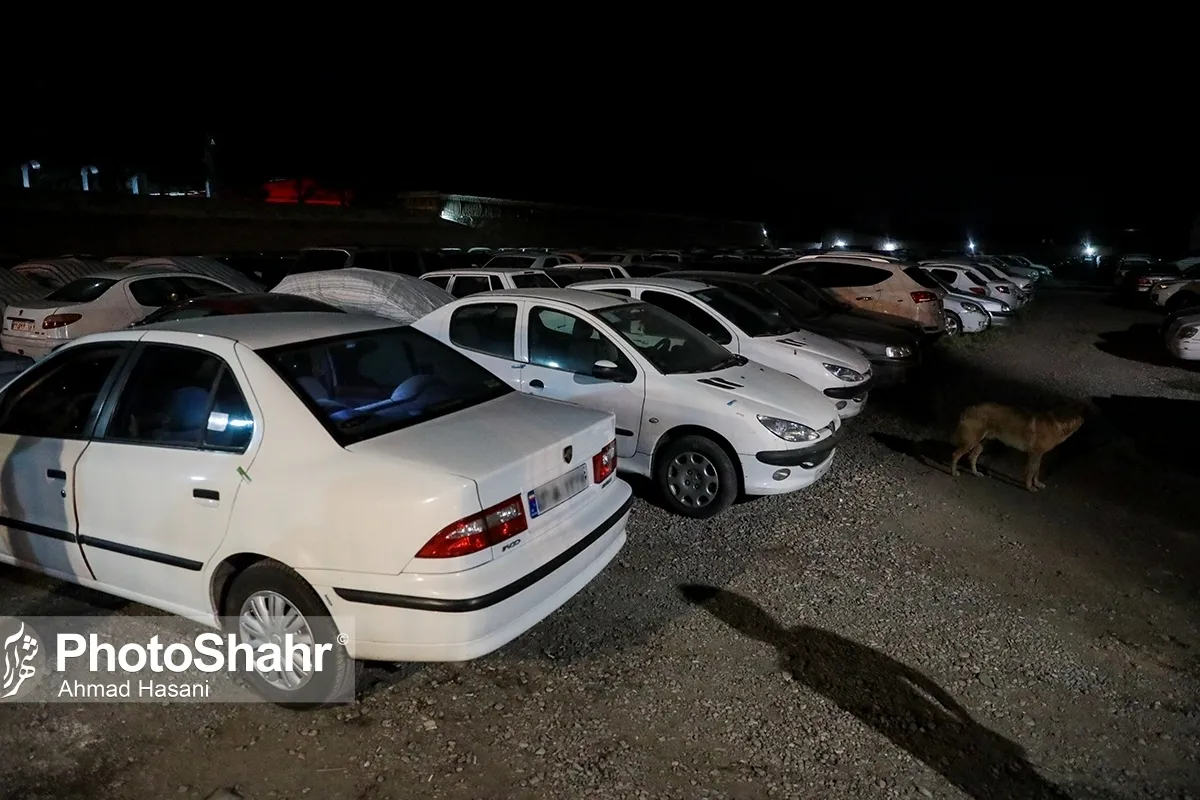اعمال قانون ۱۳۰دستگاه خودروی متخلف و حادثه‌ساز در مشهد (۸شهریور۱۴۰۲)