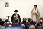 رهبر معظم انقلاب در دیدار وزیر، معاونان و مدیران وزارت اطلاعات: تنها راه‌حل مشکلات، پایبندی به مبانی انقلاب است +فیلم و عکس