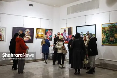 افتتاح نمایشگاه آثار هنر‌های تجسمی «ساران»