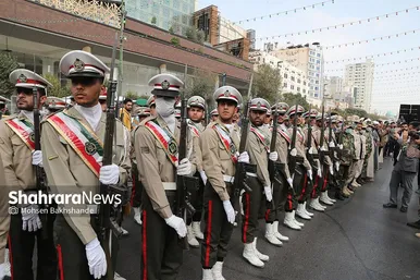 مراسم تشییع پیکر مطهر سرباز شهید «احمد لطفی» در مشهد