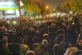 ویدئو | ورود پيكرهای دو شهید مدافع امنیت به محله شهید هنرور مشهد