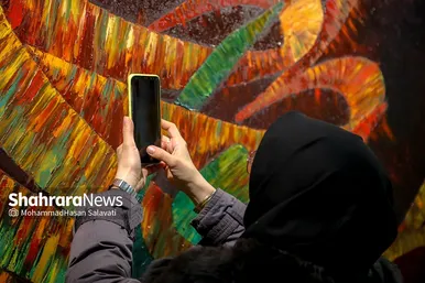 نمایشگاه نقاشی خط، یادبود شهدای شاهچراغ در مشهد
