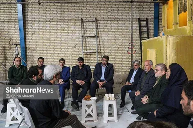 گزارش تصویری | بازدید شهردار مشهد از پشت‌صحنه فیلم سینمایی «کاکا لوتی»