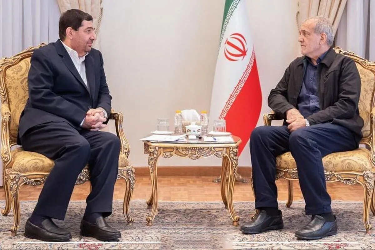 مخبر به دیدار پزشکیان رفت