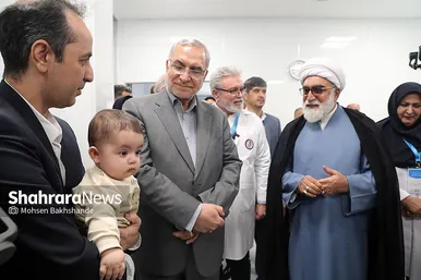 مراسم افتتاح مرکز درمان ناباروری بیمارستان رضوی