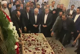 ادای احترام به فردوسی با حضور مسئولان استانی کشوری