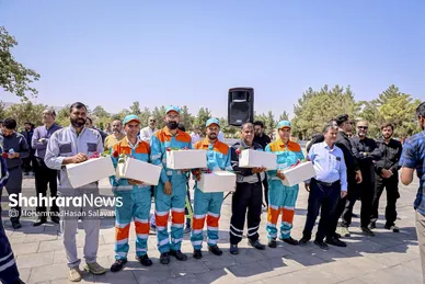 گزارش تصویری | مراسم بهره برداری از فاز یک بوستان جهانشهر مشهد