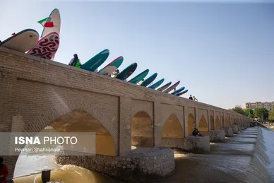 گزارش تصویری | جشنواره پدل‌برد سواری - زاینده‌رود