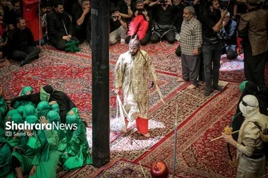 گزارش تصویری | تعزیه دوازدهم محرم در حسینیه کرمانی های مشهد