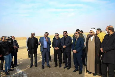 کلنگ‌زنی بزرگترین نیروگاه بیوگازسوز کشور در مشهد