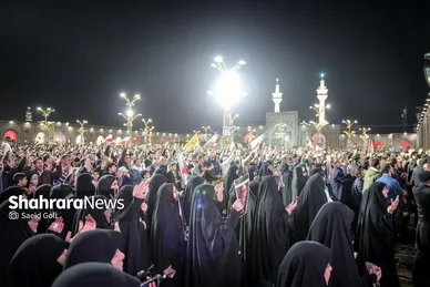 گزارش تصویری | مراسم وداع با شهید مقاومت، حجت‌الاسلام سیداسماعیل خطیب در حرم مطهر رضوی