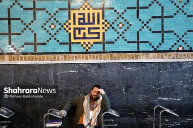 گزارش تصویری | آیین معنوی اعتکاف در حرم مطهر رضوی